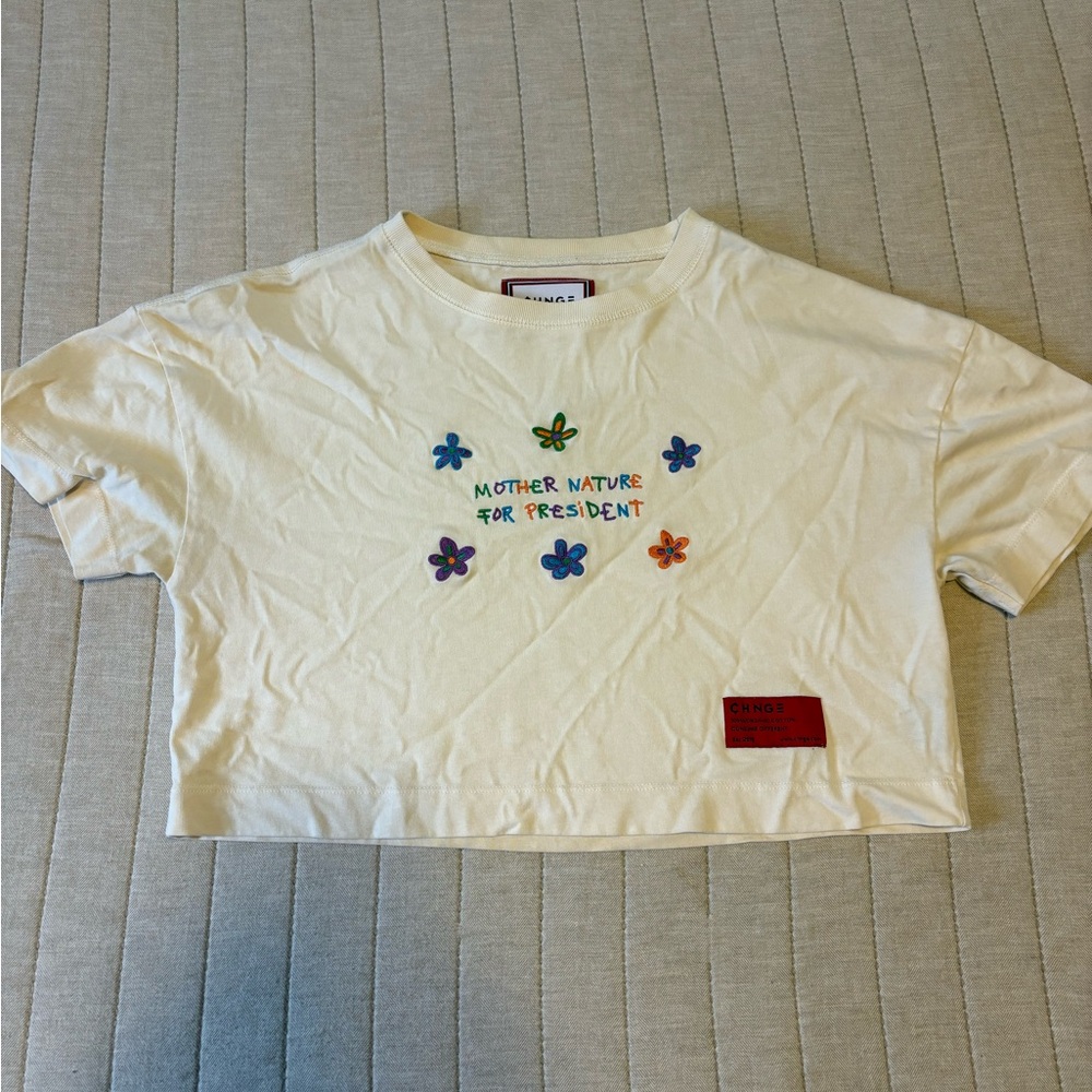 CHNGE Cream Tee